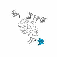 OEM 2008 Honda Fit Rubber Assy., Transmission Mounting Diagram - 50805-SLA-A81