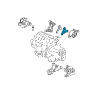 OEM Honda Fit Bracket, L. RR. Engine Mounting (AT) Diagram - 50828-SLN-A80