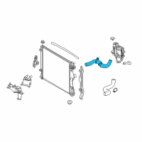 OEM 2018 Lexus LS500h Hose, Radiator, NO.2 Diagram - 16572-31490