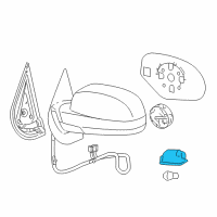 OEM 2010 Cadillac Escalade Courtesy Lamp Diagram - 15874999
