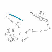 OEM Lincoln Navigator Front Blade Diagram - 8L1Z-17528-C