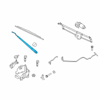 OEM Ford Wiper Arm Diagram - BL1Z-17526-AA