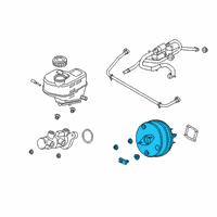 OEM 2021 Ford Ranger Booster Assembly Diagram - KB3Z-2005-C