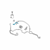 OEM 2005 Hyundai Sonata Hose-Power Steering Oil Suction Diagram - 57581-39050