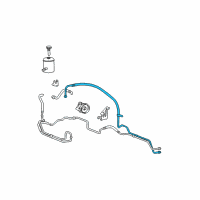 OEM 2003 Hyundai Sonata Hose Assembly-Power Steering Oil Pressure Diagram - 57510-38010