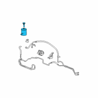 OEM 2002 Hyundai Sonata Reservoir Assembly-Power Steering Diagram - 57176-38010