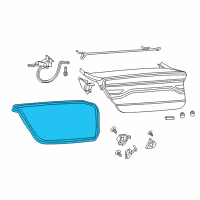 OEM 2015 Dodge Dart WEATHERST-LIFTGATE Diagram - 68082813AI