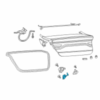 OEM Dodge Dart DECKLID Diagram - 68145913AF