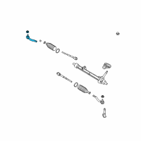 OEM 2009 Nissan Sentra Socket Kit-Tie Rod Diagram - D8520-ET00A