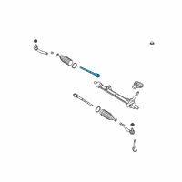 OEM 2011 Nissan Sentra Socket Kit-Tie Rod, Inner Diagram - 48521-ET00A