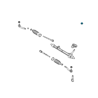 OEM 2010 Nissan Altima Nut Diagram - 54588-JA060