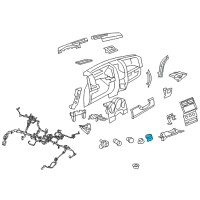 OEM 2006 Chrysler 300 Cap-Power Outlet Diagram - 56010621AA