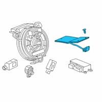 OEM 2022 Cadillac XT4 Occupant Sensor Diagram - 84568049