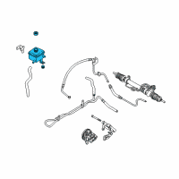 OEM 2001 Kia Spectra Tank Assembly-Power Steering Diagram - 0K2A23269XB