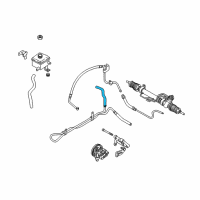 OEM 1999 Kia Sephia Hose-Return Diagram - 0K2A232683B