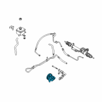 OEM Kia Sephia Pump Assembly-Power Steering Oil Diagram - 0K2AA32600D