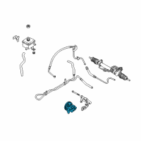 OEM 2002 Kia Spectra Pump Assembly-Power Steering Oil Diagram - 0K2AA32600D