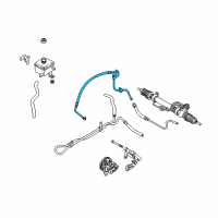 OEM Kia Sephia Pipe Assembly, NO1 Diagram - 0K2AA32410J