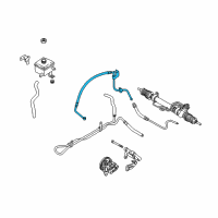 OEM 1999 Kia Sephia Pipe Assembly, NO1 Diagram - 0K2AA32410J