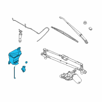 OEM 2009 Chevrolet Aveo Reservoir Assembly Diagram - 95991491