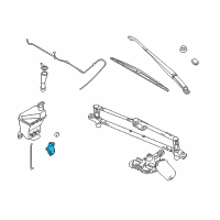 OEM Chevrolet Aveo Pump Asm, Windshield Washer Diagram - 96397517