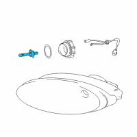 OEM Hyundai Tiburon Bulb-Halogen Diagram - 18647-55004-N