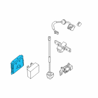 OEM 2020 Nissan Rogue Controller Assembly - Camera Diagram - 284A1-7FH1B