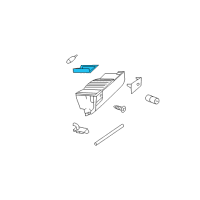 OEM Dodge Sprinter 2500 Lamp-Glove Box Diagram - 68010391AA