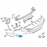 OEM BMW Ultrasonic Sensor Diagram - 66-20-9-142-212