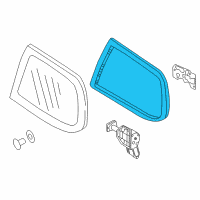 OEM 2002 Nissan Quest WEATHERSTRIP-Side Window, 2ND Diagram - 83352-2Z300