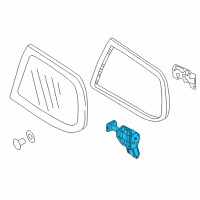 OEM 2000 Nissan Quest Control & Wire Assembly-Side Window, LH Diagram - 83501-7B000