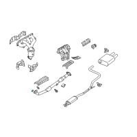 OEM 2005 Nissan Altima Bearing-Seal, Exhaust Joint Diagram - 20695-8J010