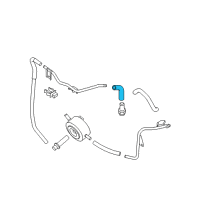 OEM 2006 Nissan Frontier Hose-Water Diagram - 21306-EA200