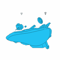 OEM 2017 Toyota 86 Composite Headlamp Diagram - SU003-08035