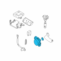 OEM Chevrolet Tracker Sensor, Camshaft Position Diagram - 91176232