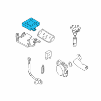 OEM 2004 Chevrolet Tracker Epi Controller Assembly(On Esn) Diagram - 91177073