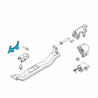 OEM 2017 Ford E-350 Super Duty Transmission Support Diagram - BC3Z-6028-A