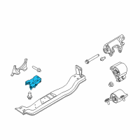 OEM 2016 Ford F-350 Super Duty Transmission Mount Diagram - LC3Z-6068-B