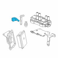 OEM 2008 Chevrolet Express 1500 Crankshaft Sensor Diagram - 12595966