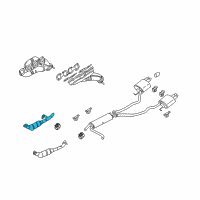 OEM 2005 BMW X5 Catalytic Converter Diagram - 18-30-7-535-298