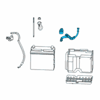 OEM 2022 Honda Accord Cable Assembly, Battery Diagram - 32410-TWA-A00