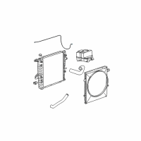 OEM 2000 Ford Ranger Overflow Hose Diagram - 1L5Z-8N029-DB