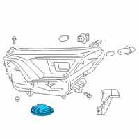 OEM Toyota RAV4 Control Module Diagram - 81016-42010