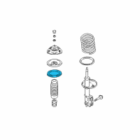 OEM 2002 Hyundai Santa Fe Pad-Front Spring, Upper Diagram - 54634-37100--DS