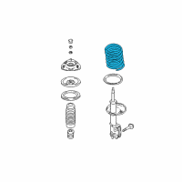 OEM 2003 Hyundai Santa Fe Spring-Front Diagram - 54630-26000-A-DS