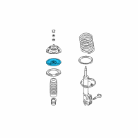 OEM 2002 Hyundai Santa Fe Front Spring Seat Assembly Diagram - 54620-37110