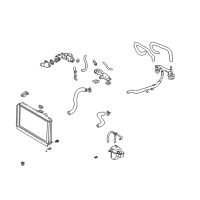 OEM 2006 Lexus SC430 Cock Sub-Assy, Radiator Drain Diagram - 16407-7A130