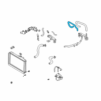 OEM 2002 Lexus SC430 Hose, Water Diagram - 87245-24430