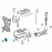 OEM 2020 Chevrolet Trax Vibration Damper Diagram - 25199421