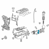 OEM Chevrolet Cruze Limited Cooler Assembly Gasket Diagram - 55565385